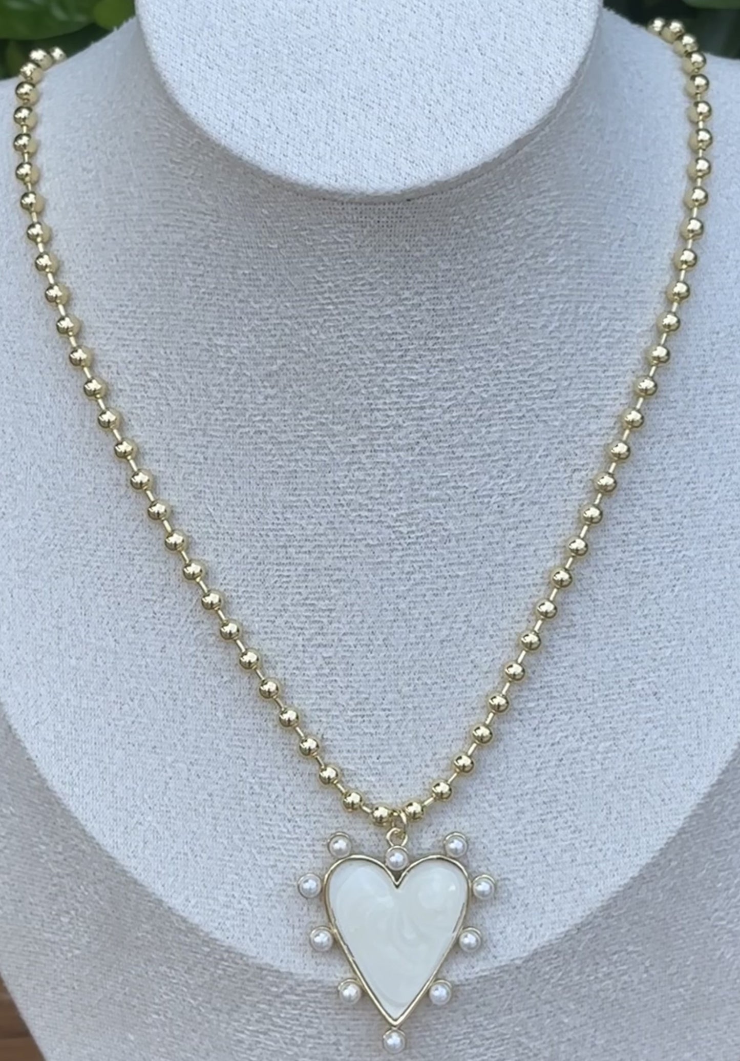 Gargantilla Corazón Blanco